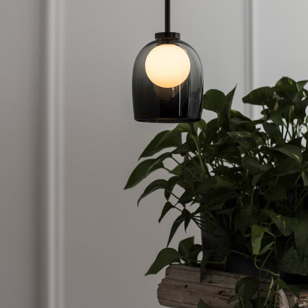 Modern Glass Globe Pendant Light
