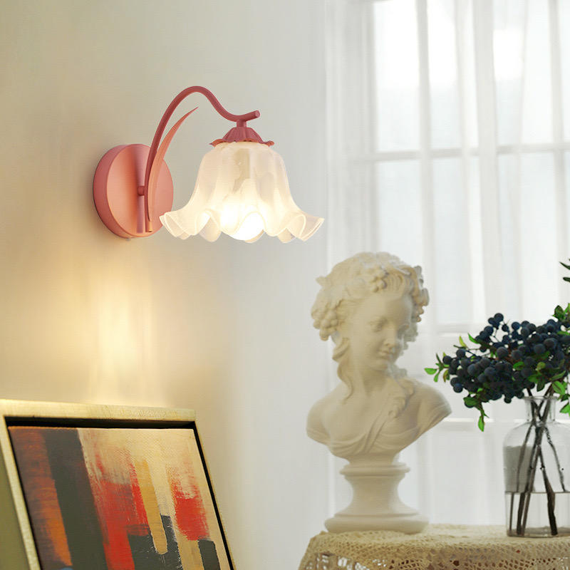 French Retro Flower Wall Lamp