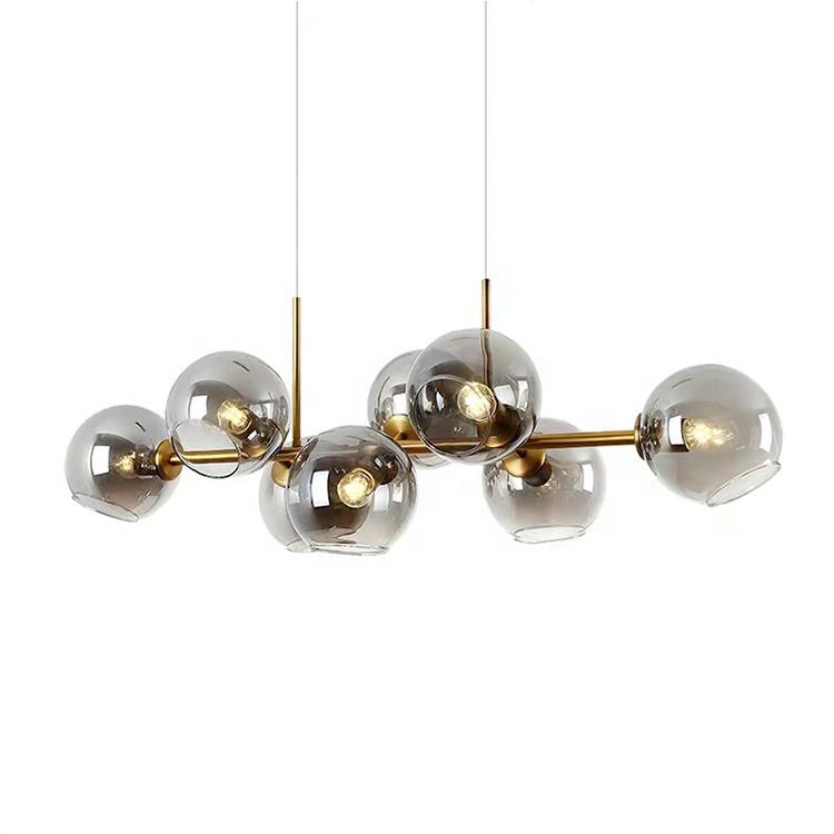 Nordic Glass Globe Chandelier