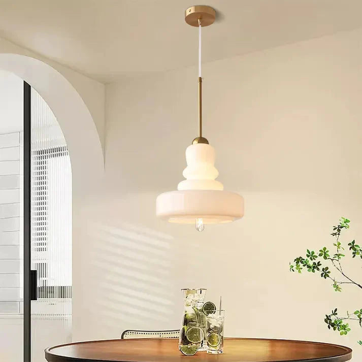 Bauhaus Pumpkin Glass Pendant Light