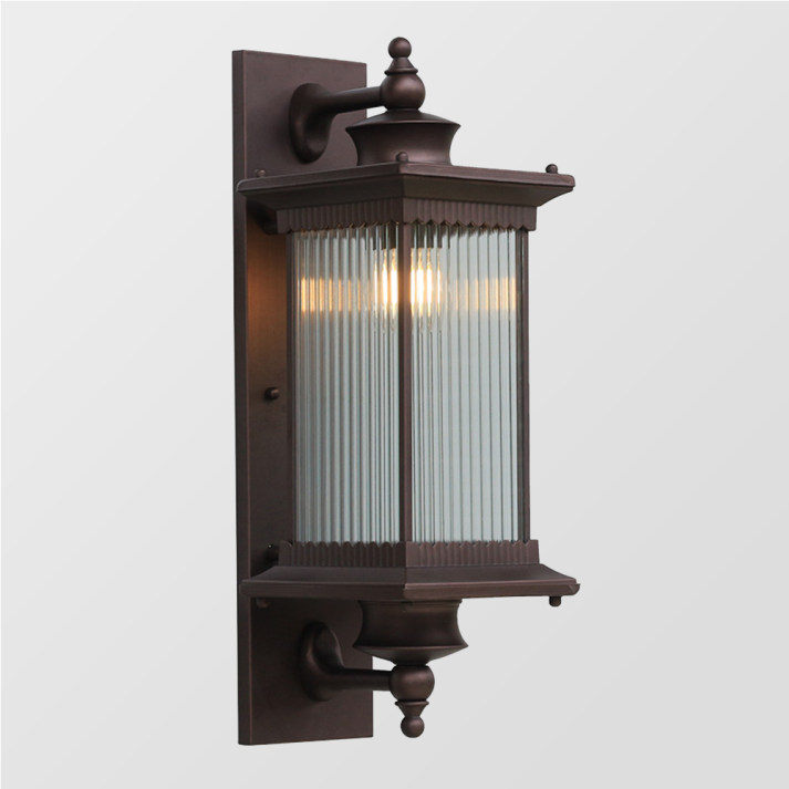 Retro Rectangular Outdoor Wall Light