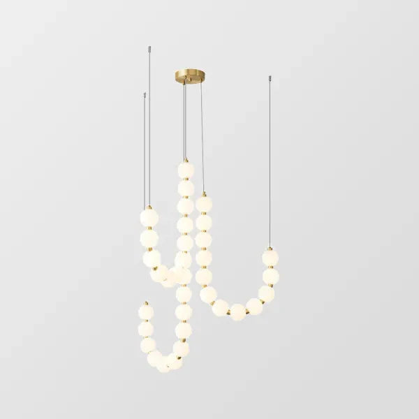 Luxury White Necklace Chandelier