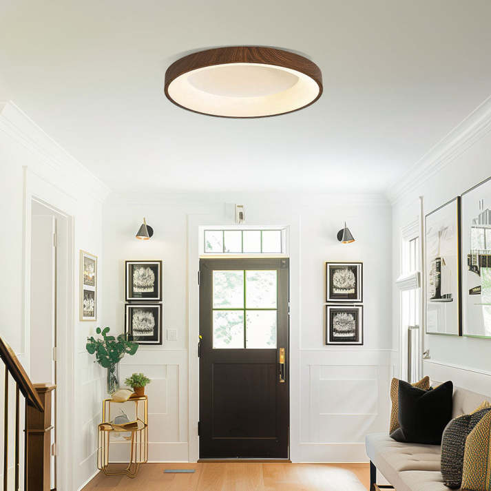 Natural Wood Ceiling Light