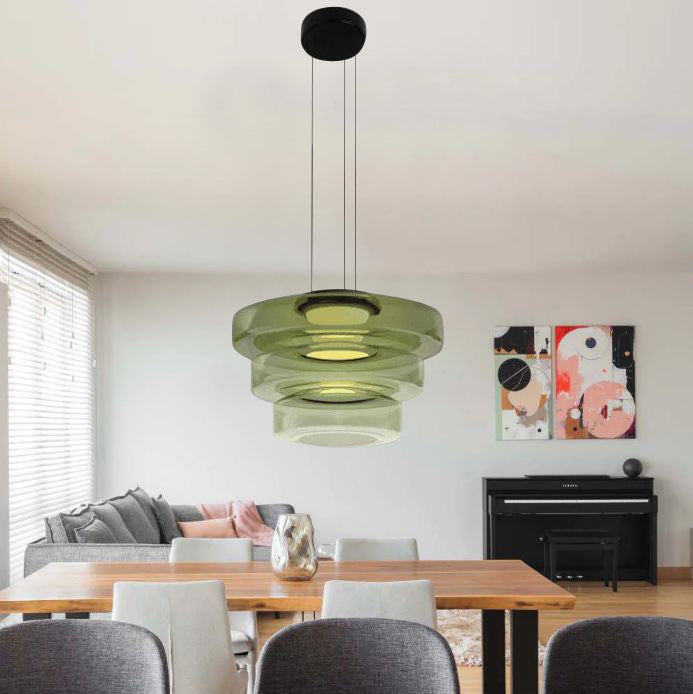 Bauhaus Style Glass Pendant Lights