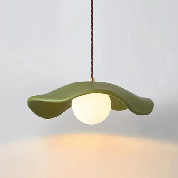 Lotus Leaf Wabi Sabi Pendant Light