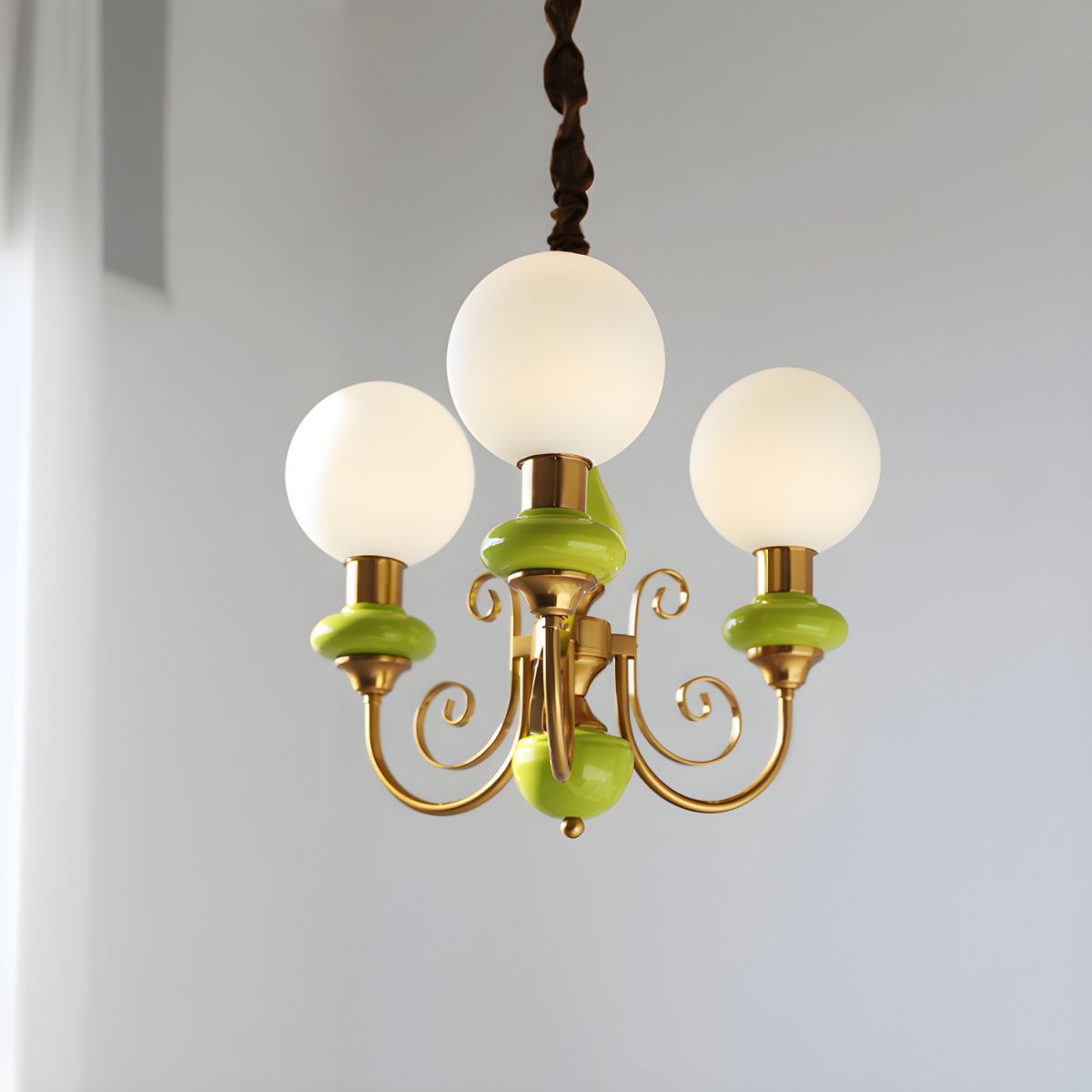 Modern Onyx Art Chandelier