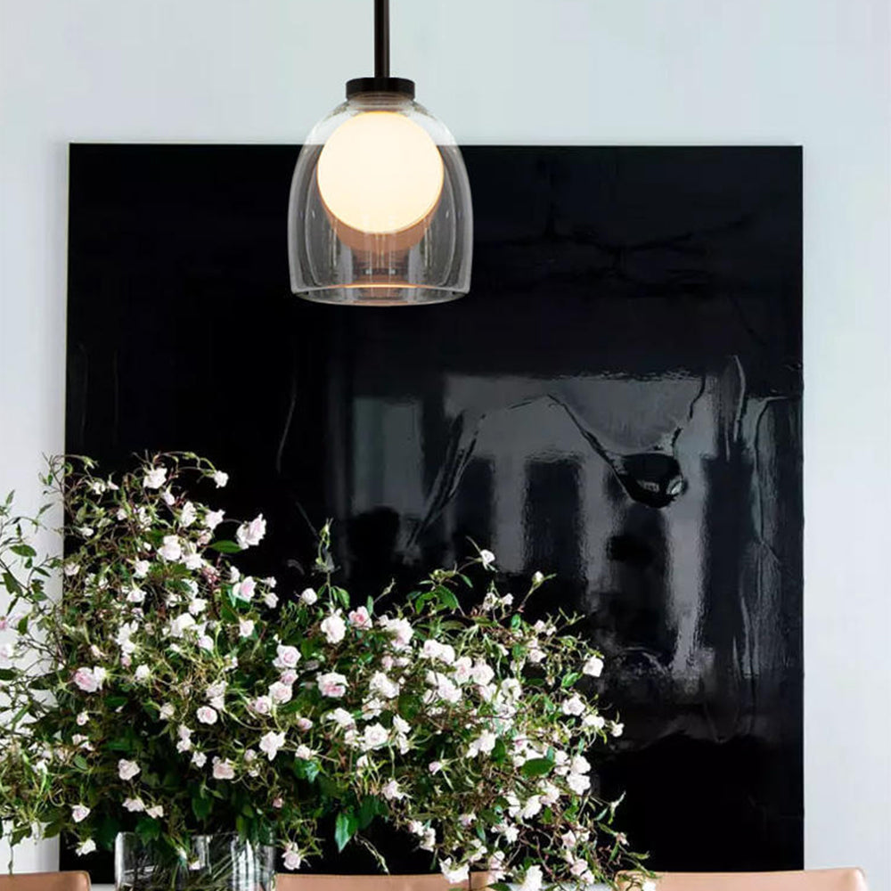 Modern Glass Globe Pendant Light