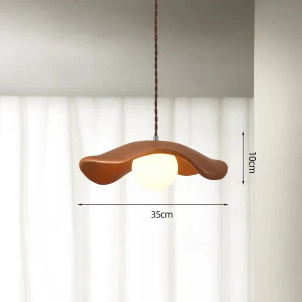 Lotus Leaf Wabi Sabi Pendant Light