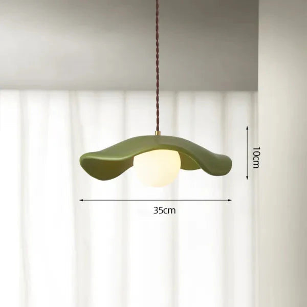 Lotus Leaf Wabi Sabi Pendant Light