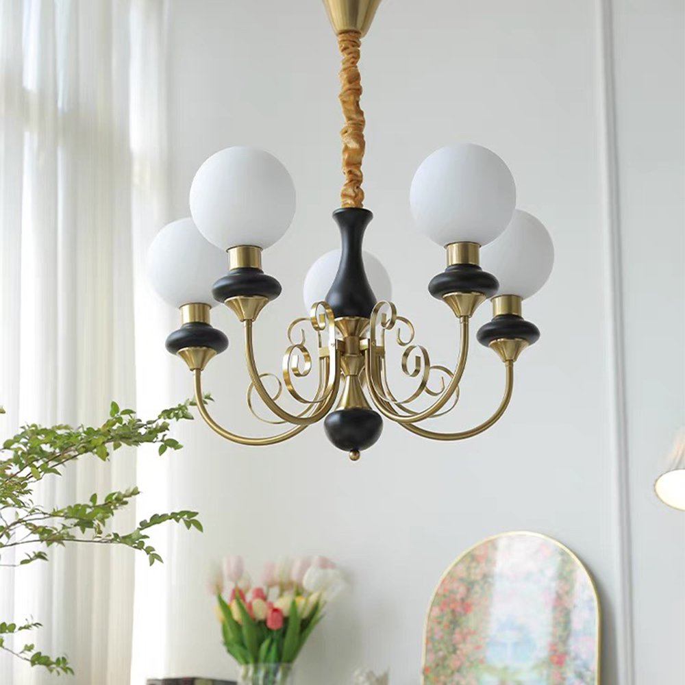 Modern Onyx Art Chandelier