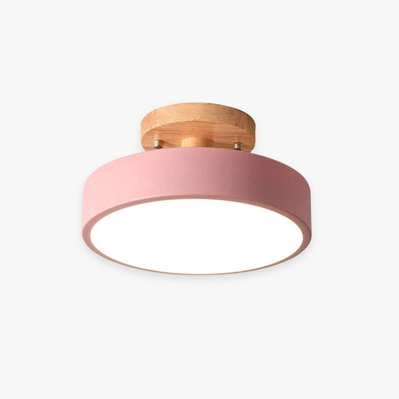 Modern Wooden LED Ceiling Light
