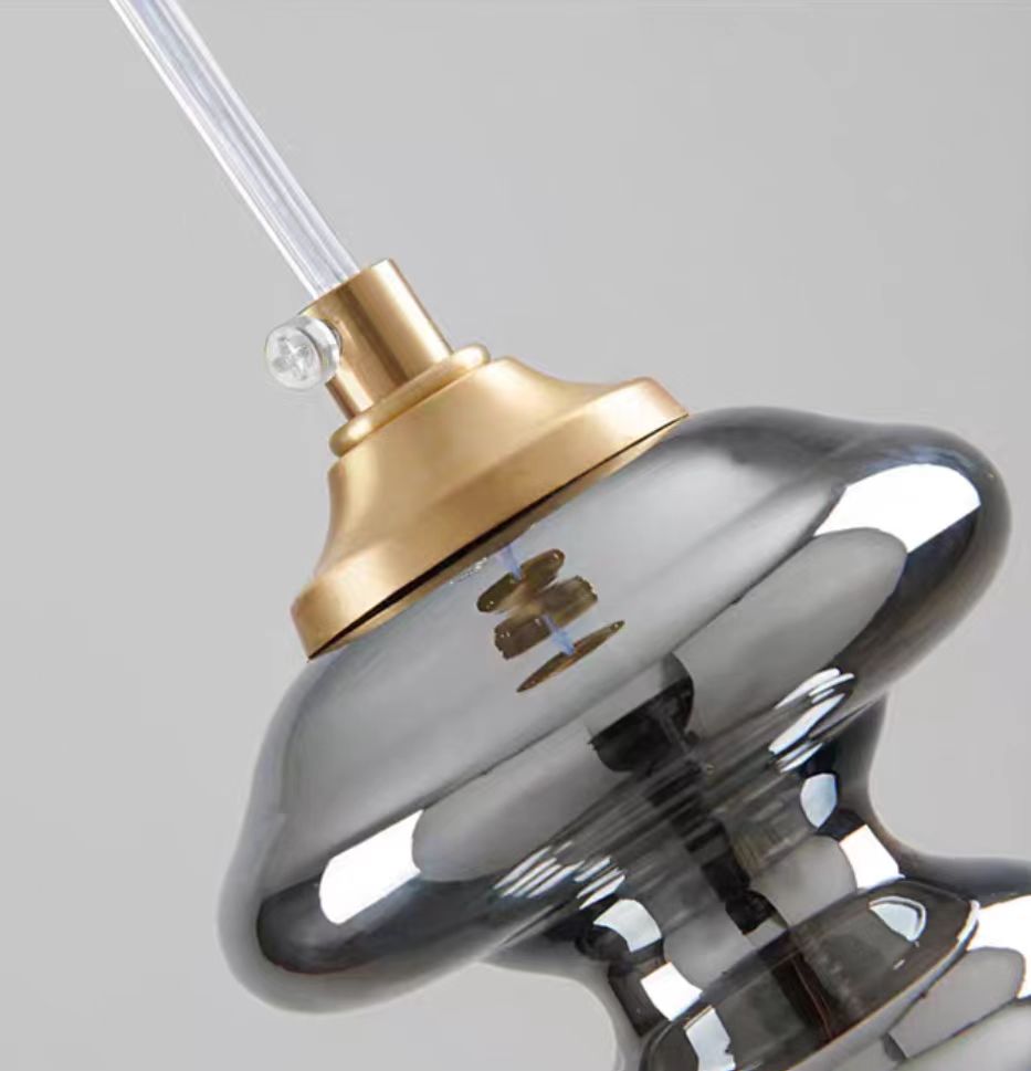 Starry Sky Gray Glass Pendant
