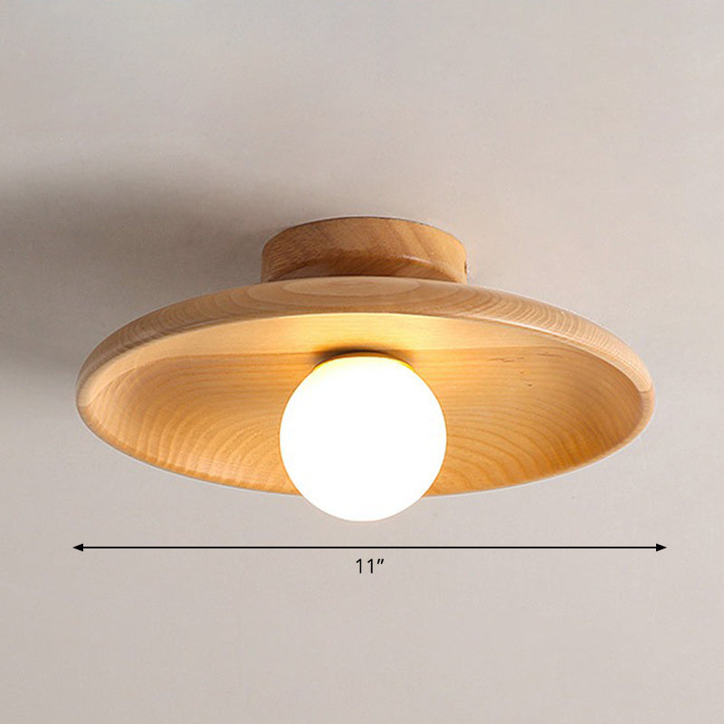 Flat Bowl Ceiling Light
