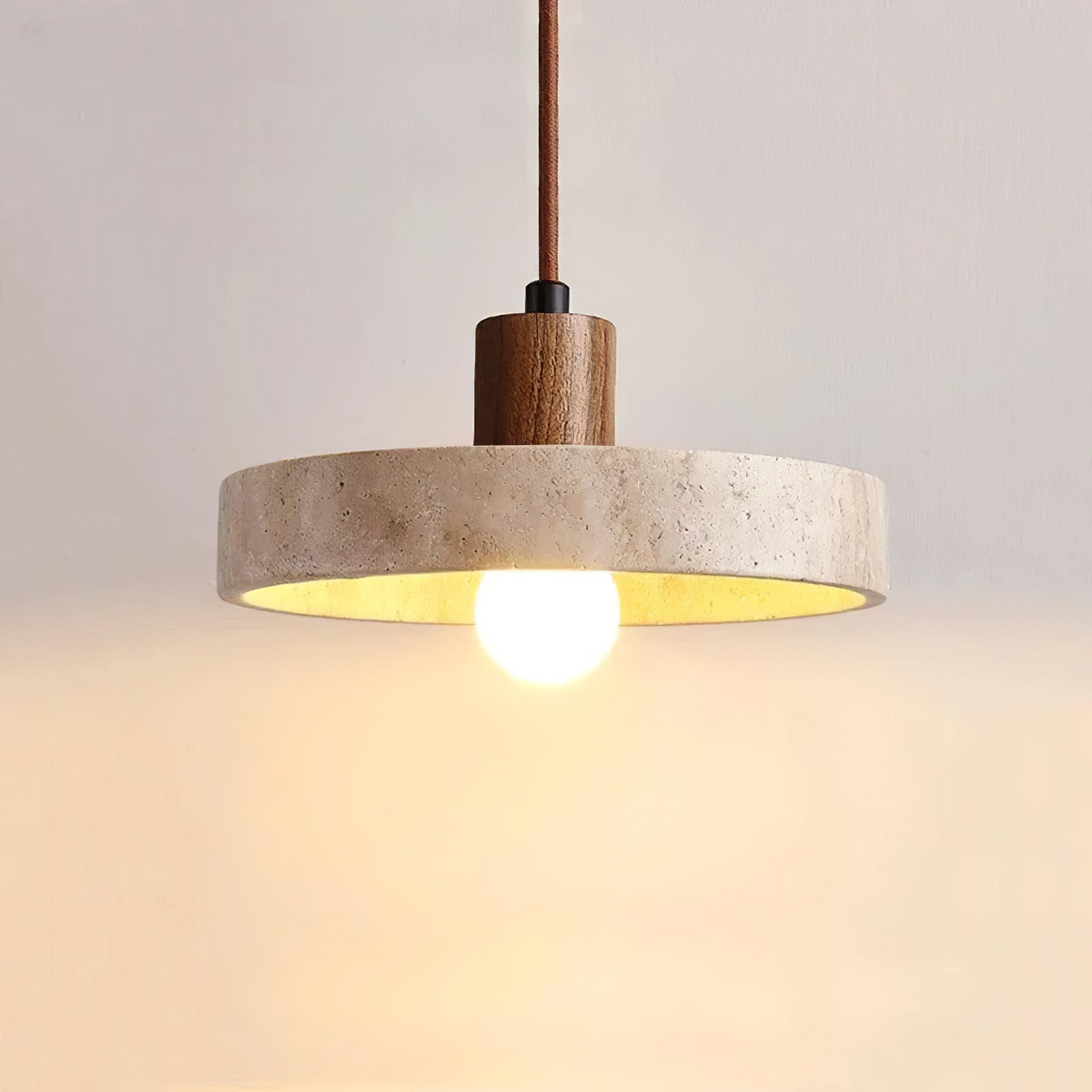 Vintage Wabi Sabi Stone Pendant