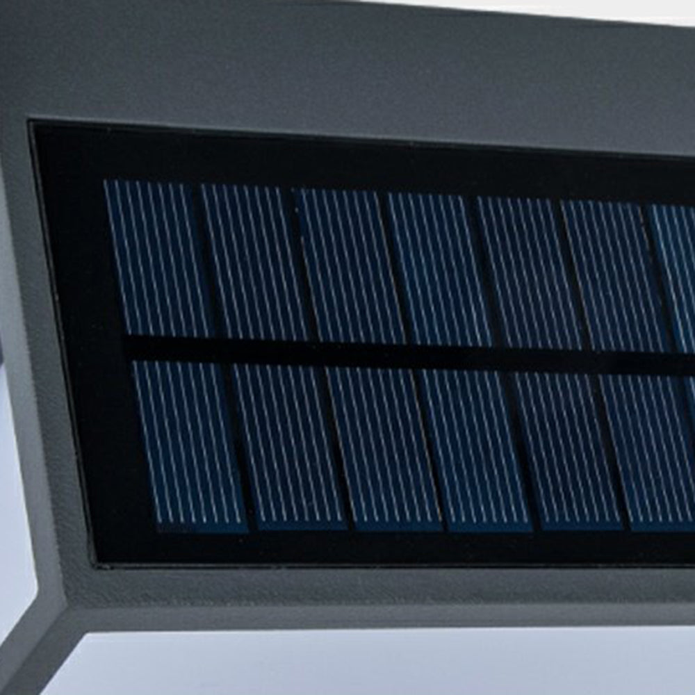 Rectangular Solar Sensor Outdoor Wall Light