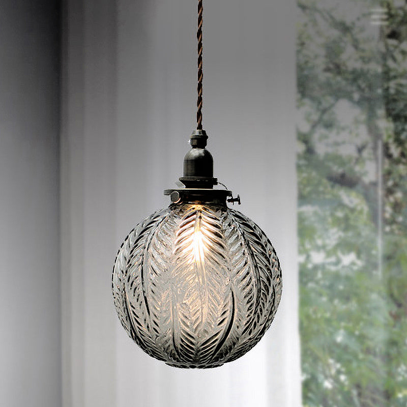 Colonial Globe Pendant Light