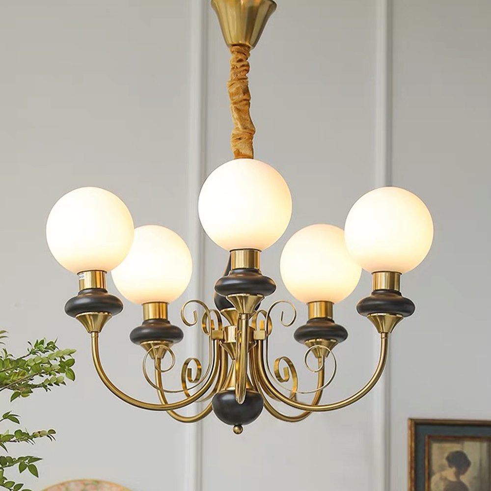 Modern Onyx Art Chandelier