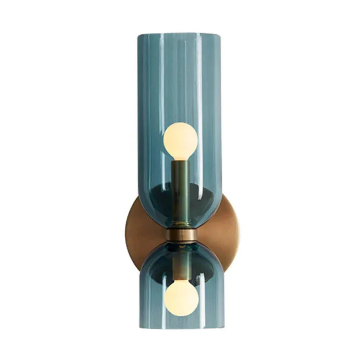 Double Head Glass LED Wall Sconce