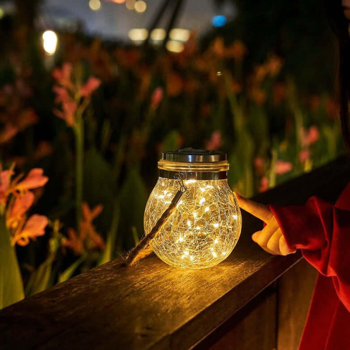 Solar Glass Lights (4-Pack)