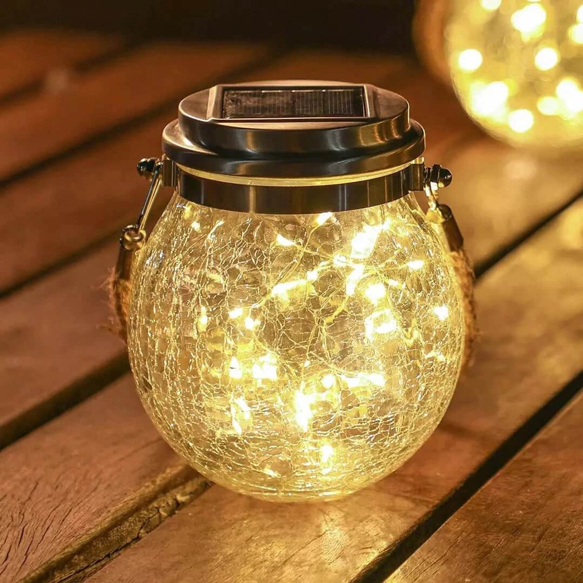 Solar Glass Lights (4-Pack)