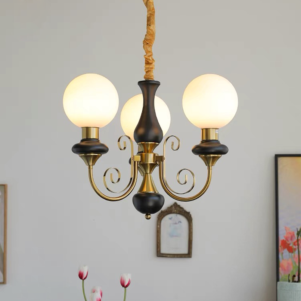 Modern Onyx Art Chandelier