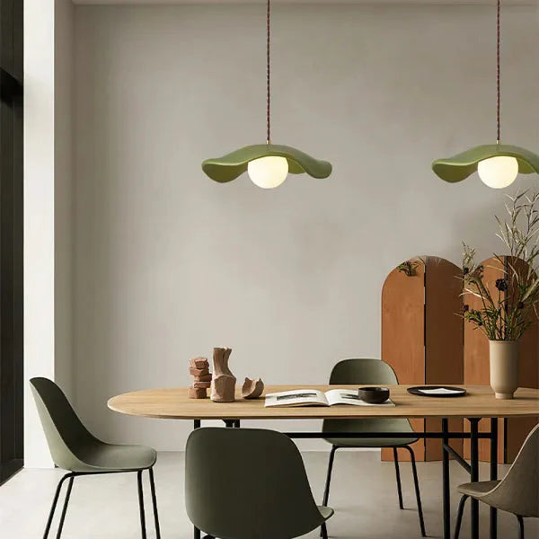 Lotus Leaf Wabi Sabi Pendant Light