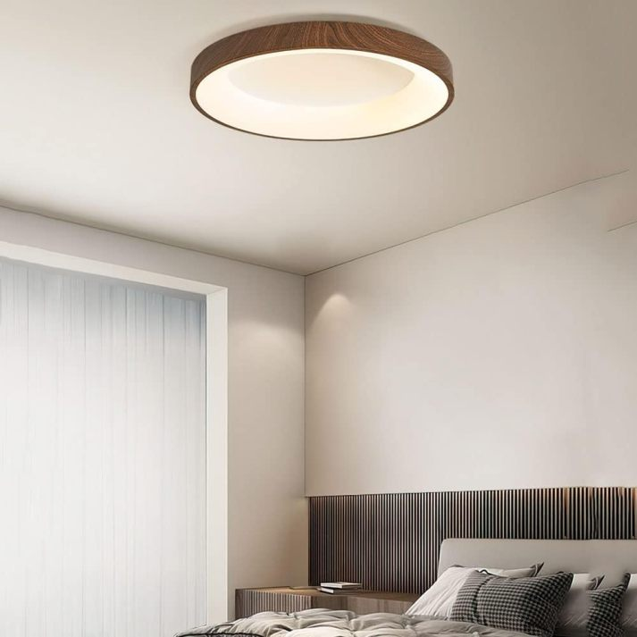 Natural Wood Ceiling Light
