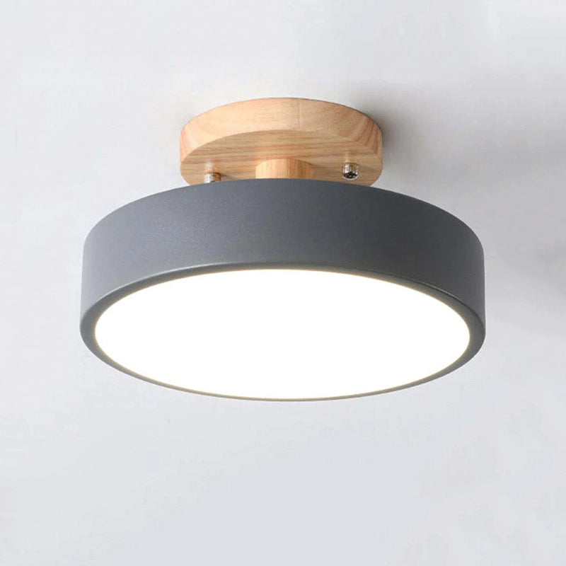 Modern Wooden LED Ceiling Light