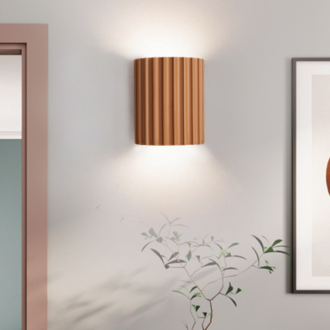 Modern Half-Moon Resin Wall Sconce
