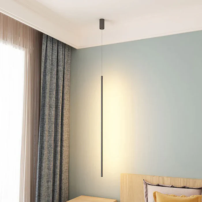 Minimalist Long LED Pendant Light