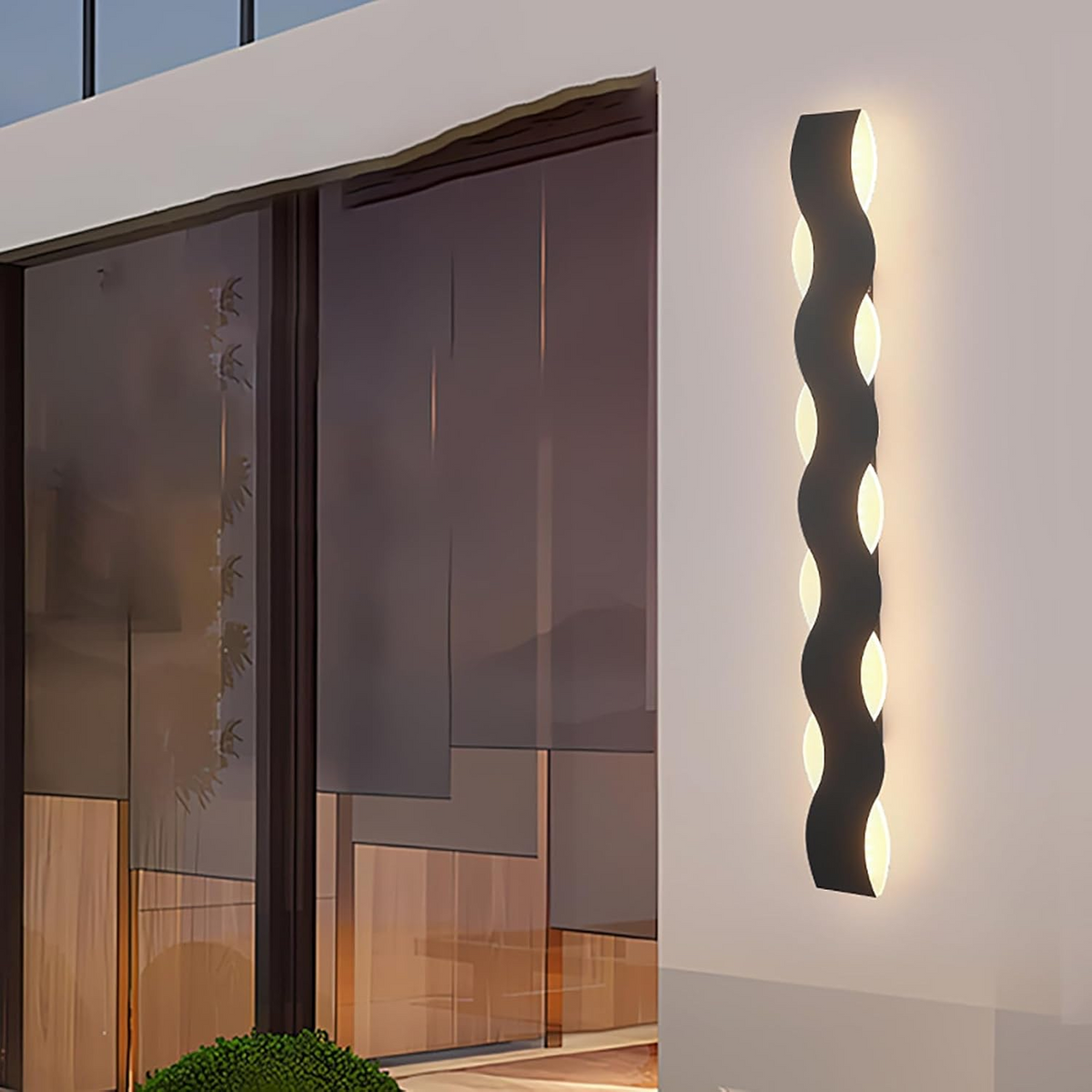Wave Outdoor Wall Light