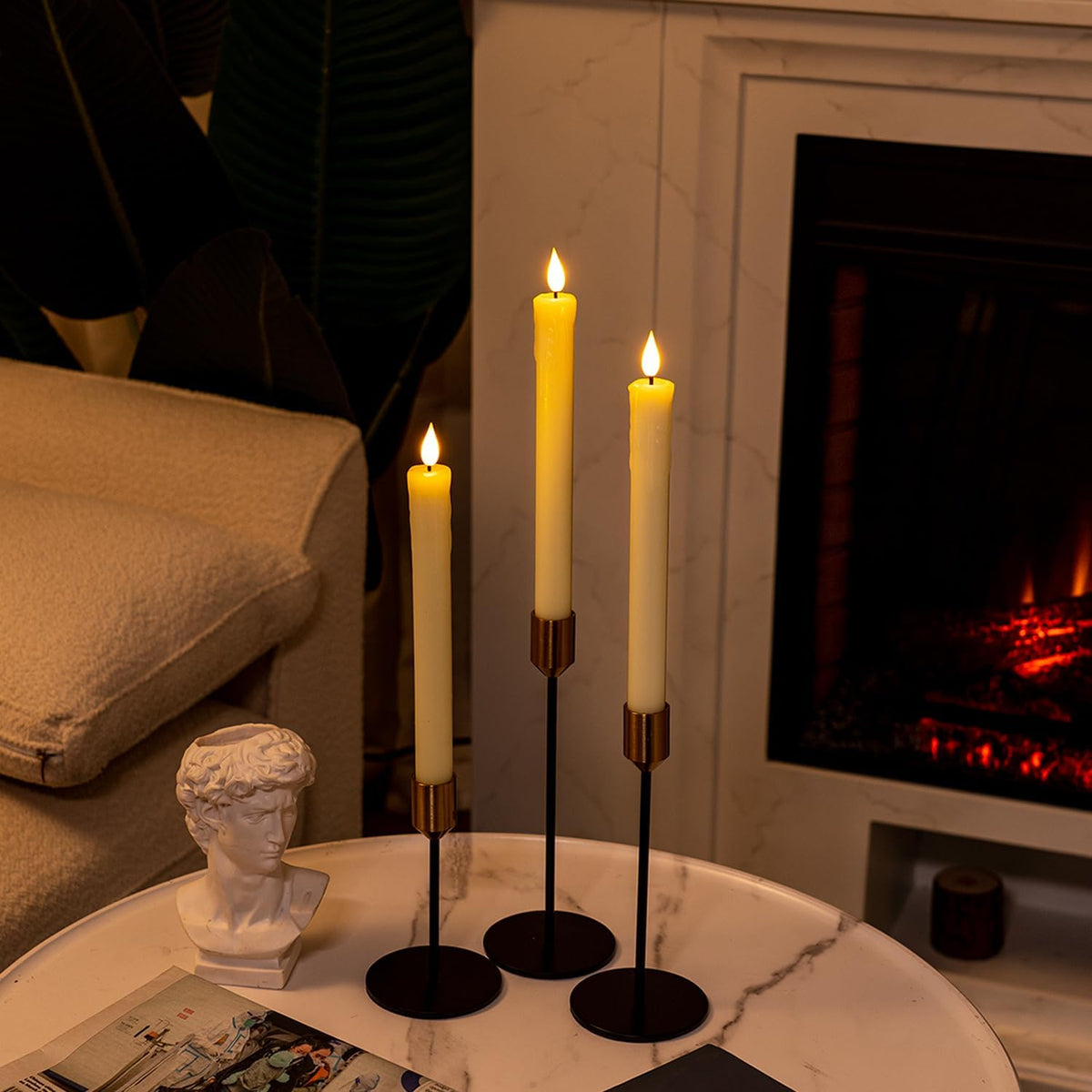 Real Wax Taper Candles