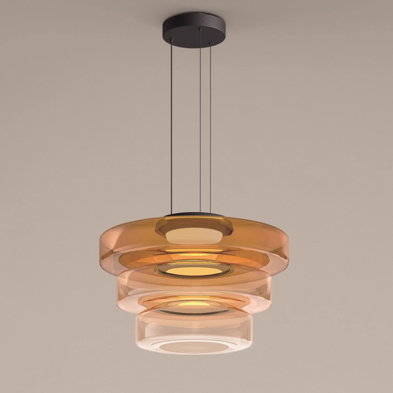 Bauhaus Style Glass Pendant Lights