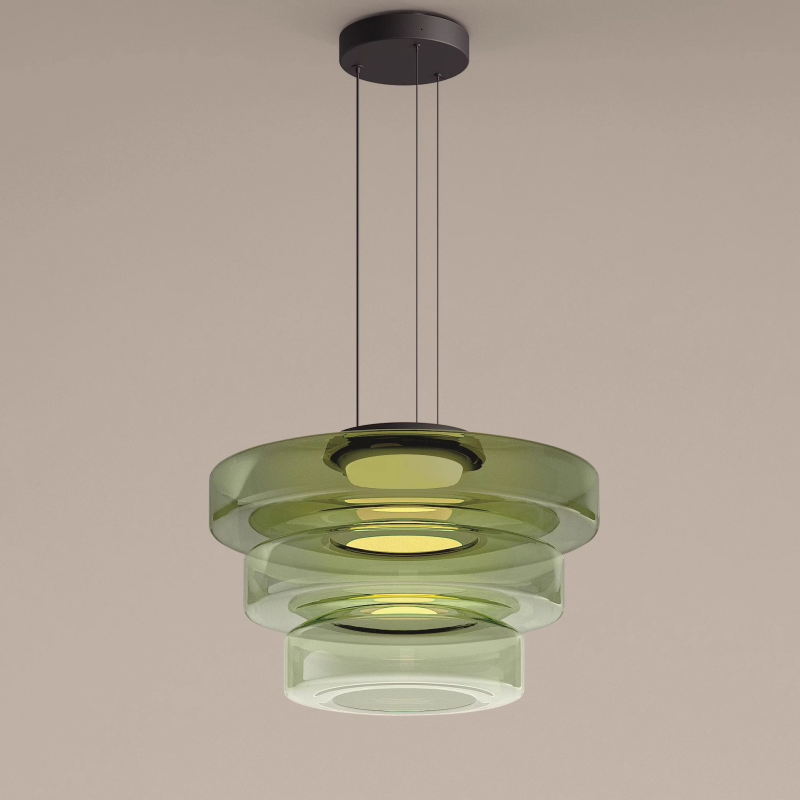 Bauhaus Style Glass Pendant Lights