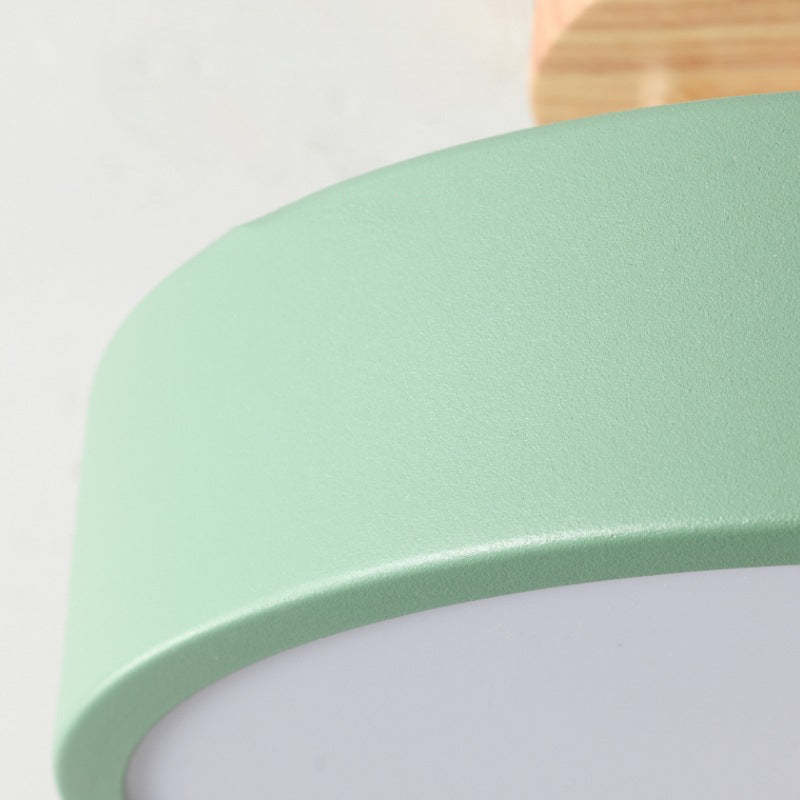 Modern Wooden LED Ceiling Light