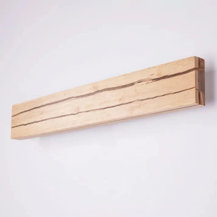 Modern Cracked Wood Wall Light
