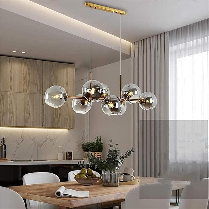 Nordic Glass Globe Chandelier