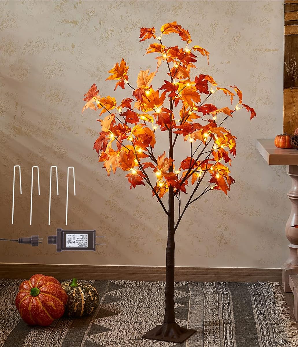 LED Lighted Maple Tree