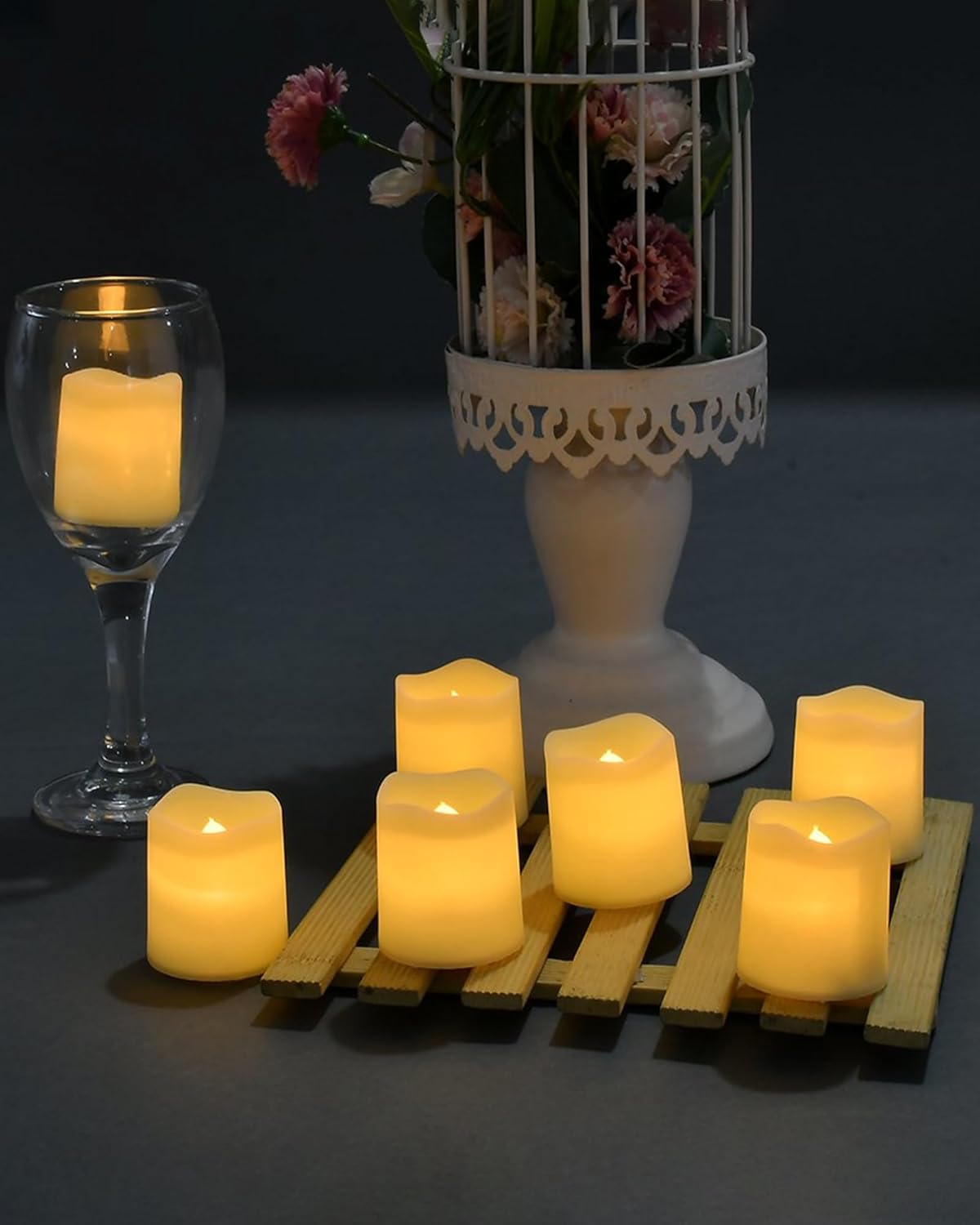 Flickering Votive Candle Set