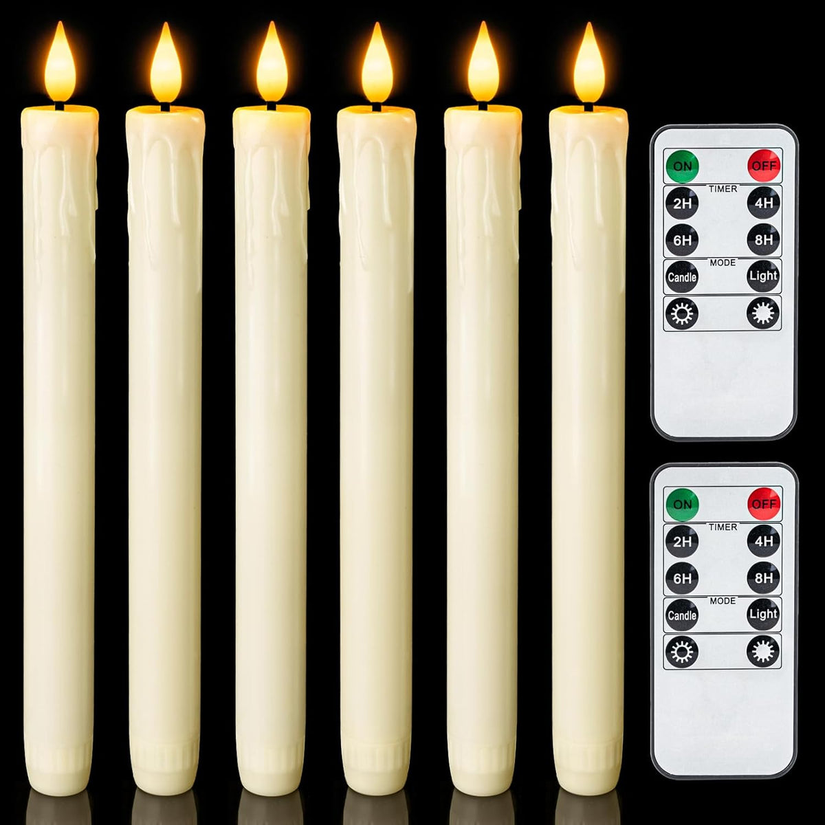 Real Wax Taper Candles