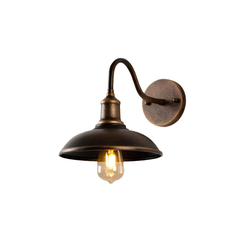 Alessio Antique Brass Outdoor Wall Light