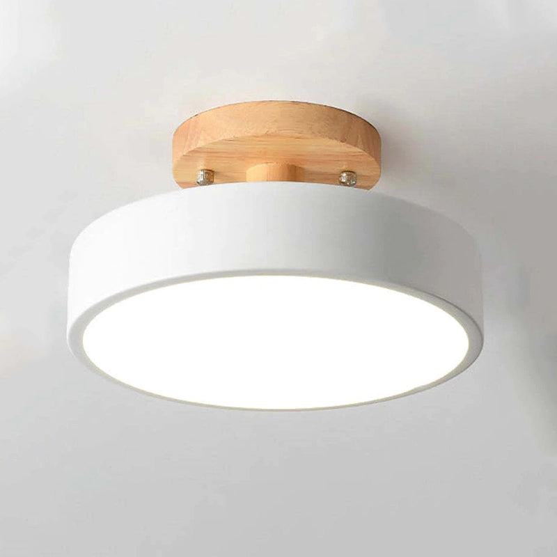 Modern Wooden LED Ceiling Light