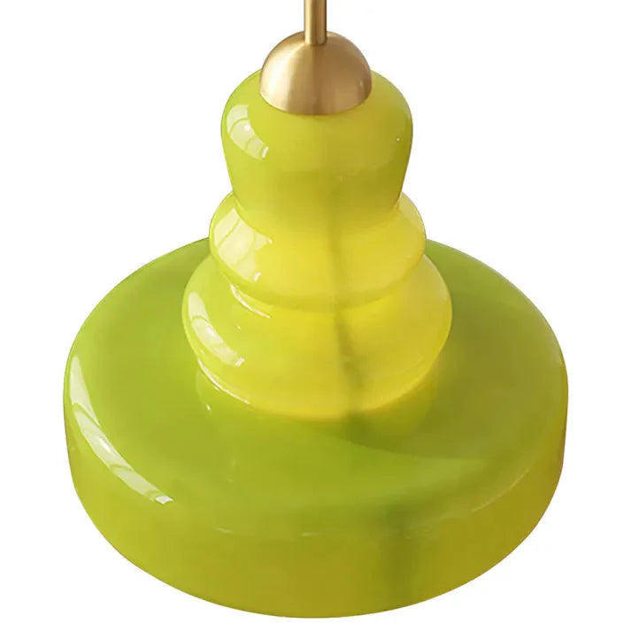 Bauhaus Pumpkin Glass Pendant Light