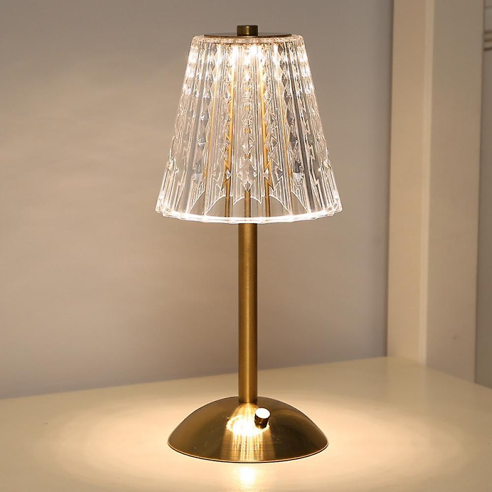 Gold Crystal Table Lamp