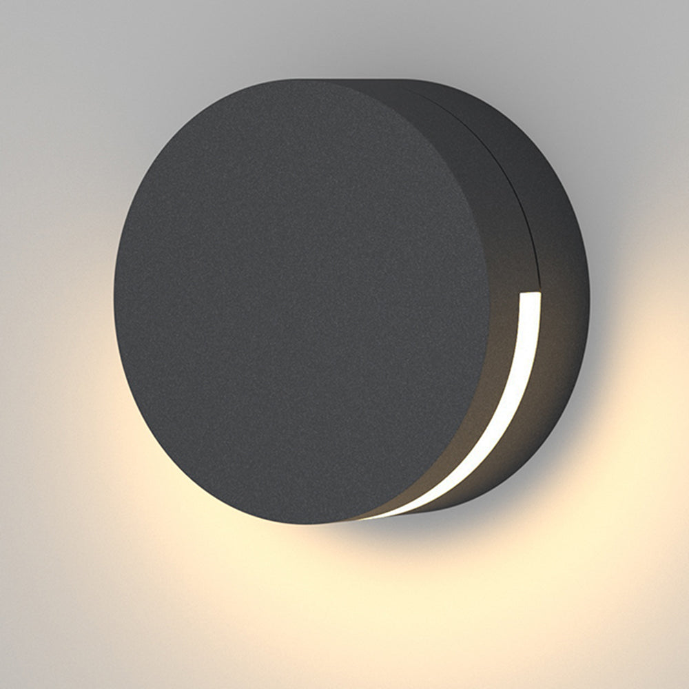 Round Glass Waterproof Outdoor Wall Light
