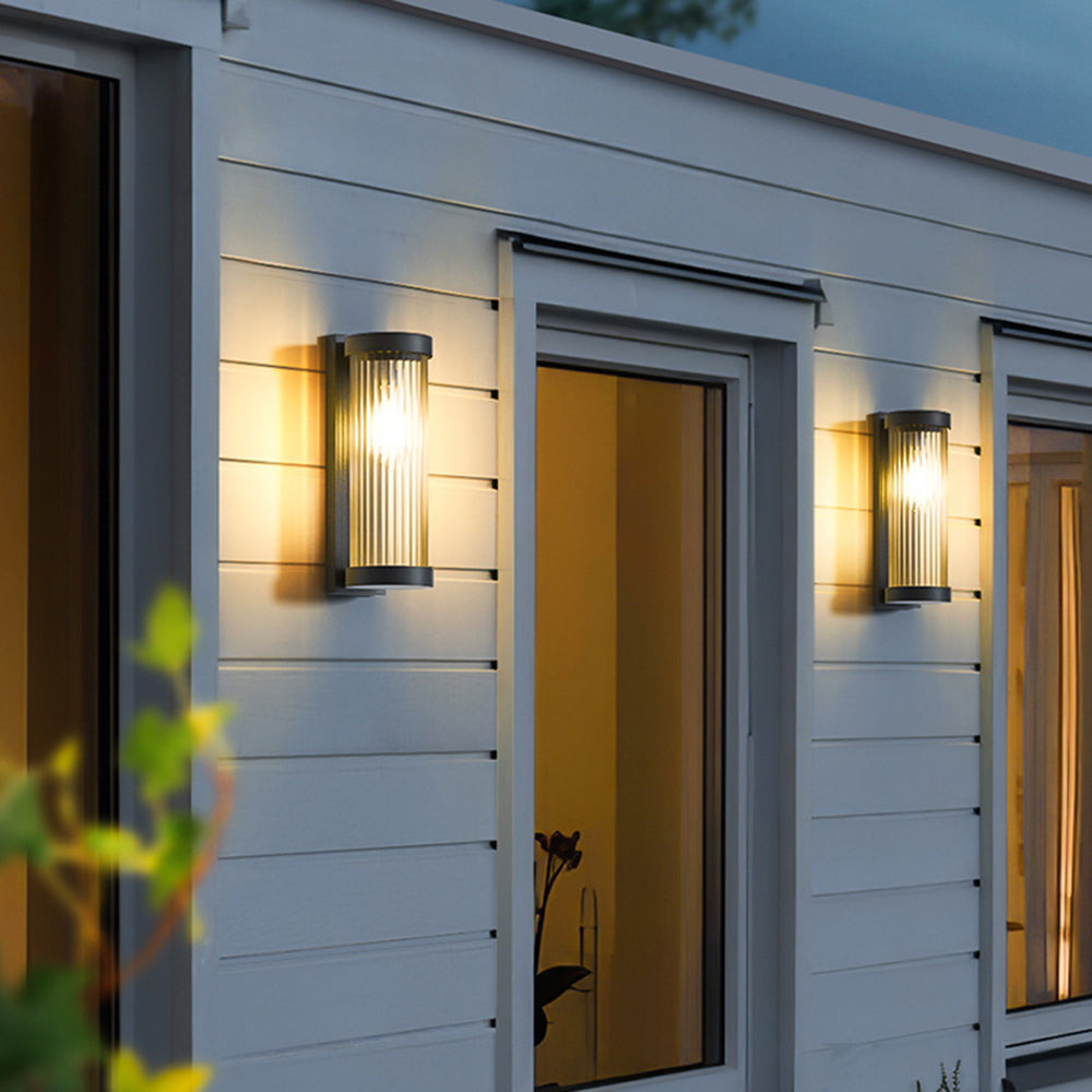 Cylindrical Solar Outdoor Lamp
