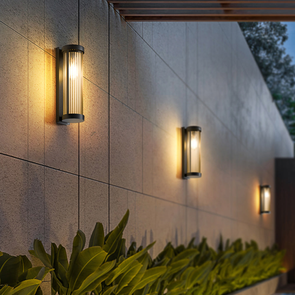 Cylindrical Solar Outdoor Lamp