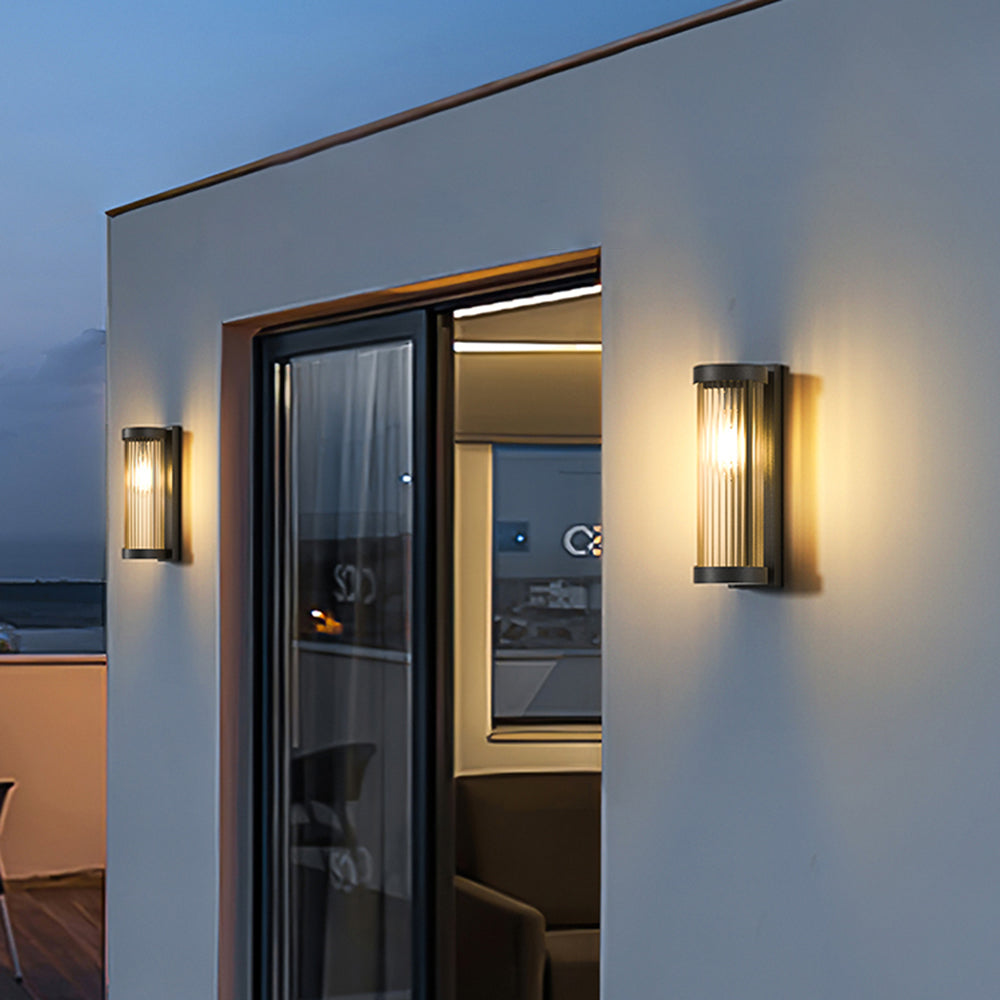 Cylindrical Solar Outdoor Lamp