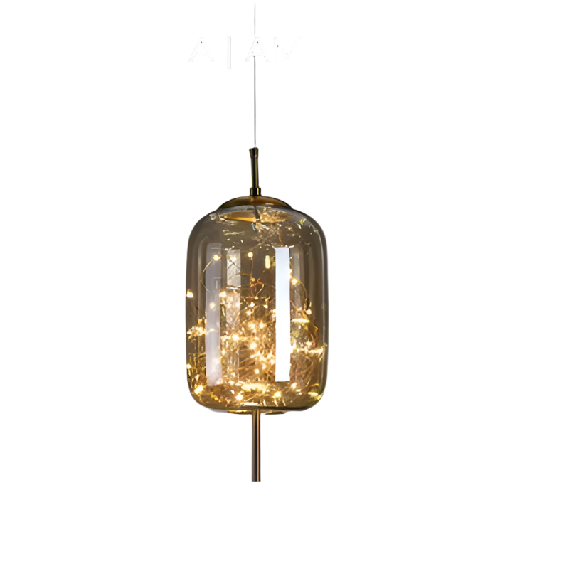 Essence Brown Glass Pendant Light