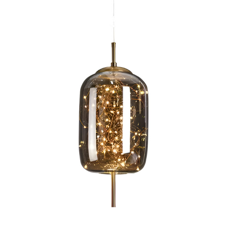 Essence Brown Glass Pendant Light